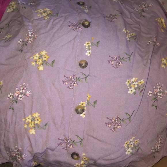 Button-Front A-Line Dress - Picture 8 of 8